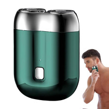 Waterproof Rechargeable Electric Shaver for Men with Double Head Foil Blades and USB Charging