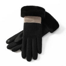 Glatte, dick gefütterte Fleecehandschuhe für Damen, Winterhandschuhe für kaltes Wetter mit Touchscreen-Funktion, warme Thermohandschuhe mit