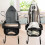Ironing board wall bracket  Overthedoor hook, keeps rooms organized, black. 3