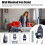 Ironing board wall bracket  Overthedoor hook, keeps rooms organized, black. 2