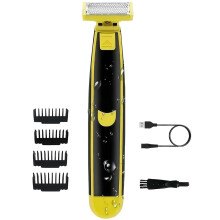 Electric Shaver for Men Wet and Dry Beard Trimmer 360 Shaving 4 Cutter Heads NonSlip Model 7