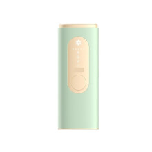 Electric Hair Removal Device LightGreen with Gentle Skin Comfort, USB Rechargeable, Painless