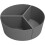 Silicone Slow Cooker Divider, 3Way Liner Separator, Reusable Lining, Round and Oval, Grey 5