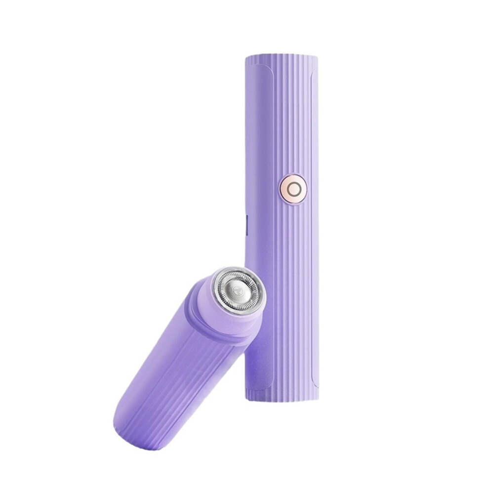 Purple Electric Portable Hair Removal Device With Painless Epilation For Women Face Body Legs (Purple)