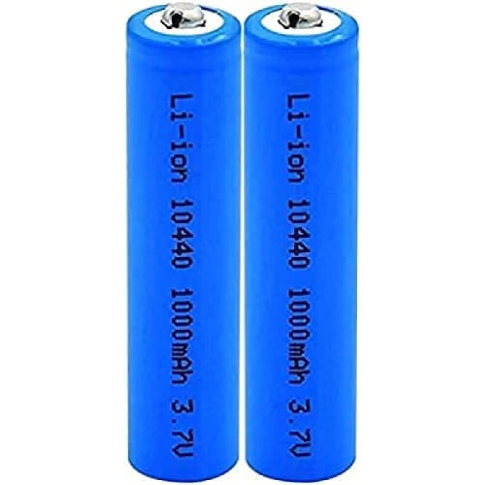 10440 Liion Rechargeable Battery 3.7V 1000Mah Aaa Longlasting Cells For Electric Shaver 2Pcs 9001264760748