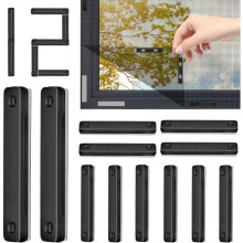 Lot de 12 clips magnétiques pour écran, kits de fixation d'écran, bandes adhésives pour écran