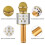 Microphone karaoké - MAX - KM01 - Bluetooth sans fil - Haut-parleur intégré - Changeur de voix 3