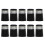 Racket handle accessories, 20 x 13.8 x 9.3 mm, black tip, size 0.370, ferrules 1