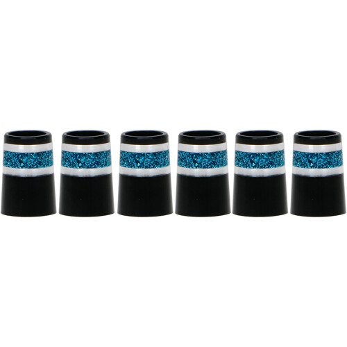 Racket handle accessories, 20 x 13.8 x 9.3 mm, black tip, size 0.370, ferrules 1