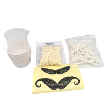 Nose Hair Removal Wax Kit with Natural Beans for Painless Quick Nose Care for Men and Women