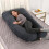 Coussin de maternité multifonctionnel en forme de U pour dormir et allaiter DGF053 1