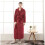 Peignoir unisexe taille XL couleur bordeaux 3