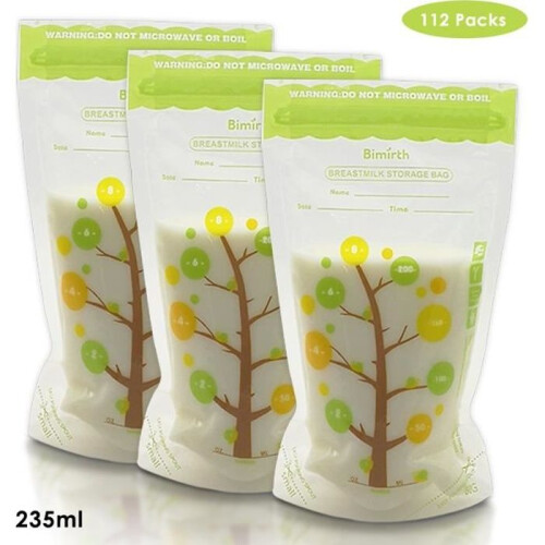 112 sachets de conservation de lait maternel de 220 ml