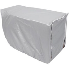 Housse de protection extérieure pour climatiseur, résistante à la poussière, à la neige et à l'eau (argentée) 94 x 40 x 73 cm
