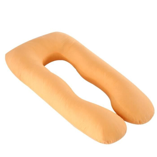 Coussin de grossesse, coussin de maternité avec housse zippée, coussin multifonctionnel lavable en forme de U 1