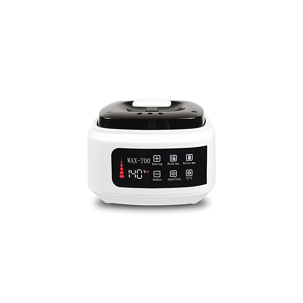 Wax Warmer for Hair Removal with LED Temperature Control, Fast Melt At Home Waxing Kit for Women Men