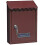 Lockable Outdoor Waterproof Wall Mounted Mailbox with Keys Modern Parcel Drop Box Silver Grey Brown 3