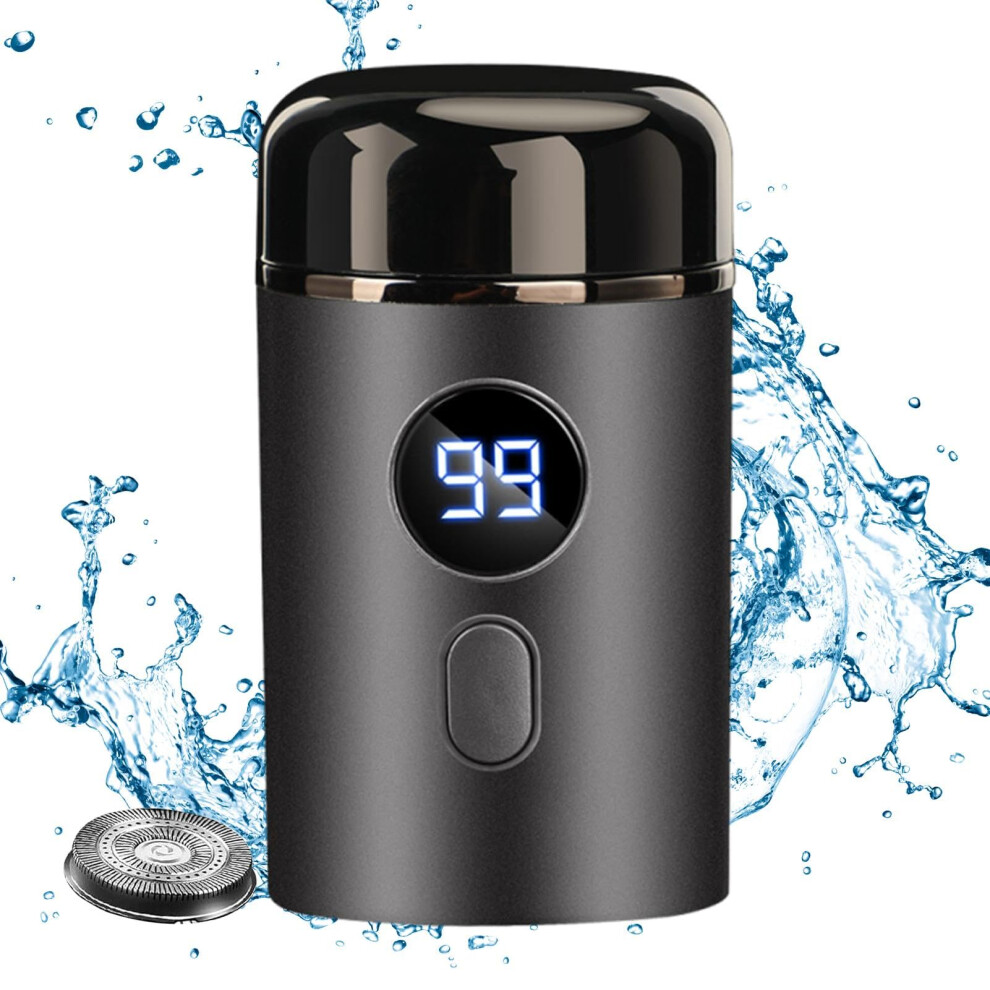 Electric Shaver for Men IPX7 Waterproof TypeC Rechargeable Beard Trimmer Pocket Size TravelFriendly
