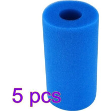 Lot de 5 cartouches filtrantes en mousse réutilisables et lavables pour piscines Intex type A