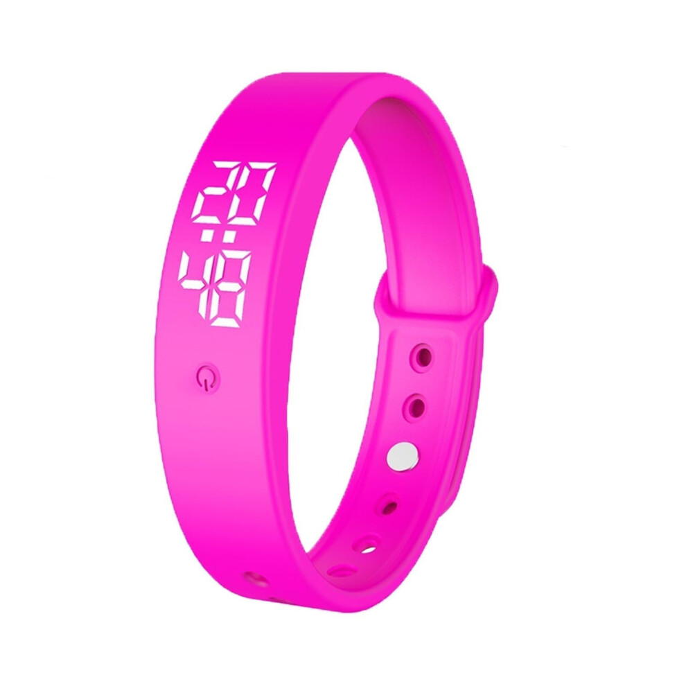 Vibrating Alarm Clock Watch With Silent Wake Up Wristband For Heavy And Deep Sleepers Blue 9001264761424