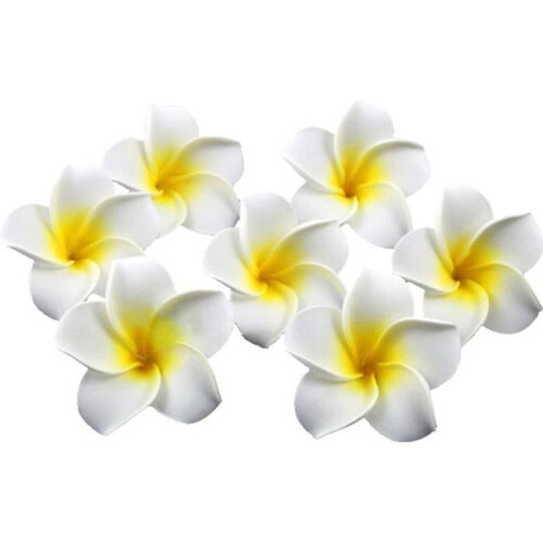 Fleurs artificielles - Non spécifiées - 100 pièces - Mousse durable - 6 cm - Blanches