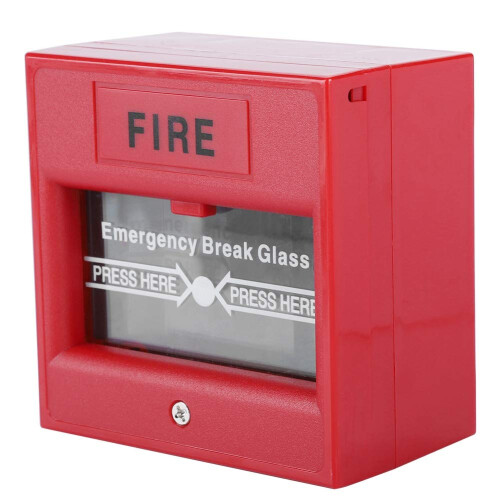Emergency Exit Door Release Alarm Button with Break Glass Switch for Home and Business Security