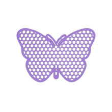 Bee Water Feeder with Pollinator Landing Pad, Floating Outdoor Drinking Station, Purple Garden Decor