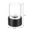 Cheminée de table - XMTECH - Portable - Bioéthanol - 16 cm x H 27 cm - Noire 2