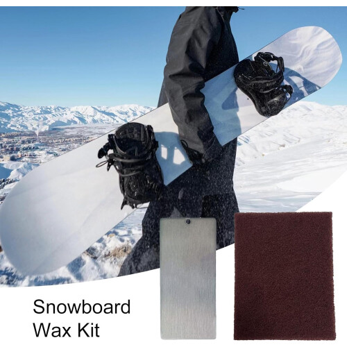 Snowboard Wax Scraper, Stainless Steel Snowboard Tool, Surf Wax Scraper Ref: 9461 1
