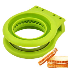 Sandwich Cutter Cross Cutter and Sealing Machine for Round Shapes, Stainless Steel