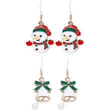 Pendientes acrílicos navideños para las fiestas, cómodos de llevar, pendientes colgantes con forma de bombilla brillante, regalo de joyería