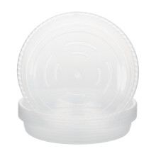 Soucoupe transparente anti-fuite pour pots de fleurs. Soucoupe profonde recueillant l'excès d'eau et de terre. Soucoupe en plastique épais (idéale