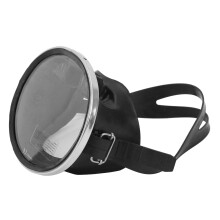 Máscara de mergulho subaquática com saia confortável, estilo retrô, armação oval, ideal para mergulho livre e snorkeling. Lentes duráveis com