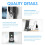 Wireless Intercom Doorbell System with Long Range Coverage, Crystal Clear Audio, Battery Operated for Home and Office 4
