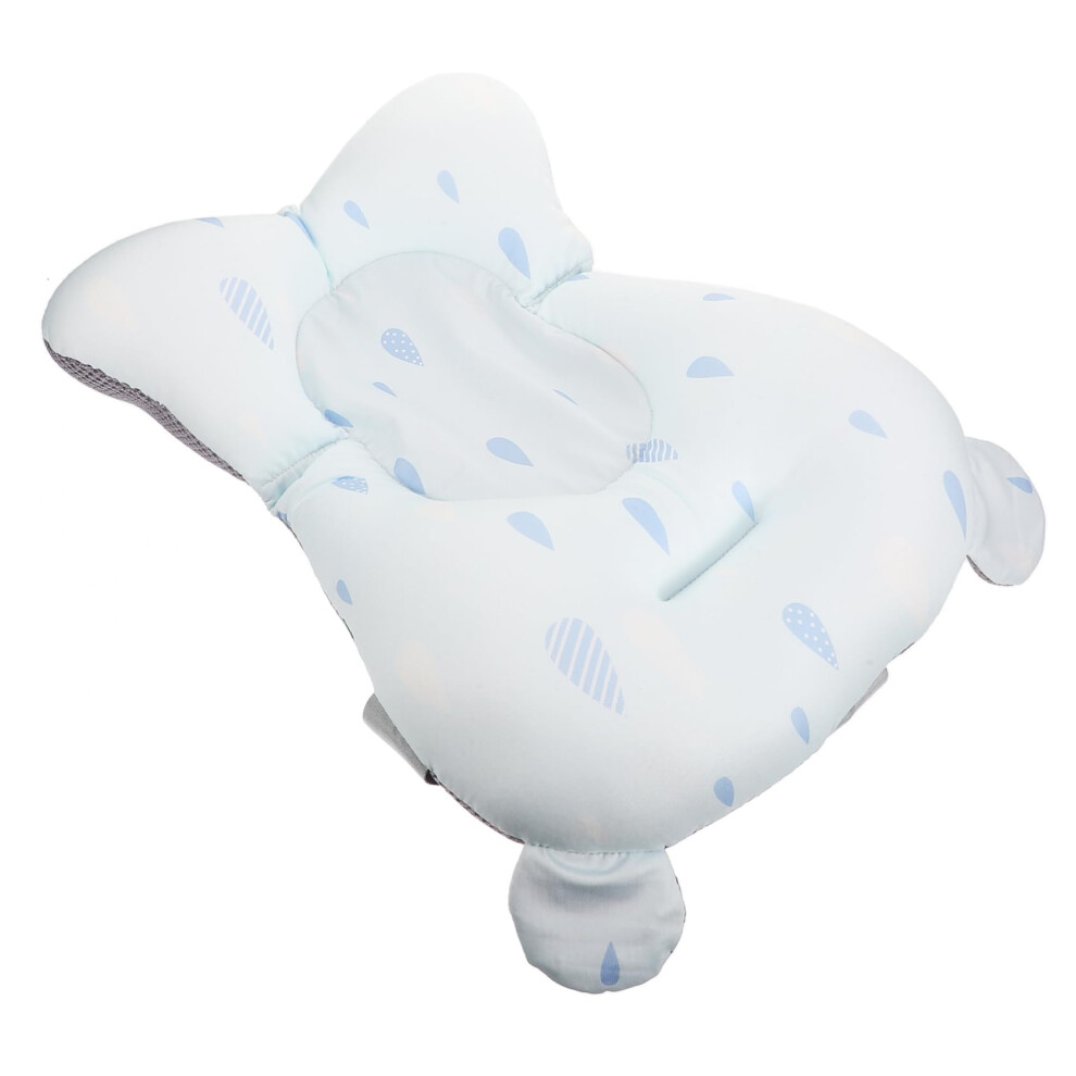 Baby Bath Cushion NonSlip Floating Support Mat for Newborn Infant with Adorable EasyClean Design