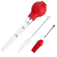 Turkey Roast Syringe Spice Pump Marinade Injector for BBQ Meat Beef Chicken