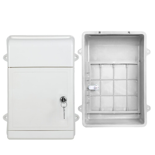 Wall Mounted Lockable Waterproof Mailbox for Home or Office Letters and Suggestions White