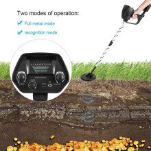 Détecteur de métaux haute sensibilité MD 4030, détecteur d'or et de trésors, détecteur de matériaux souterrains automatique et étanche - GRAND
