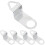 Heavy Duty Clock Wall Mount Hook 55 Pcs Metal Hanger Set for Large Clocks, RustProof Finish 1