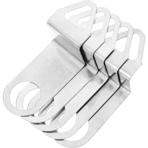 Heavy Duty Clock Wall Mount Hook 55 Pcs Metal Hanger Set for Large Clocks, RustProof Finish 2