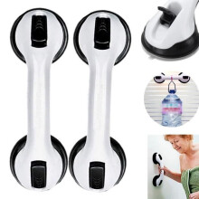 Lot de 2 poignées de sécurité à ventouses pour baignoire, barres d'appui antidérapantes pour salle de bain My10995