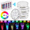 Ensemble de 4 lampes LED submersibles, étanches, avec télécommande et changement de couleur 1