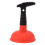Mini Toilet Plunger with Slip Proof Handle, Compact Design for Kitchen and Bathroom Drains 1
