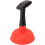 Mini Toilet Plunger with Slip Proof Handle, Compact Design for Kitchen and Bathroom Drains 3