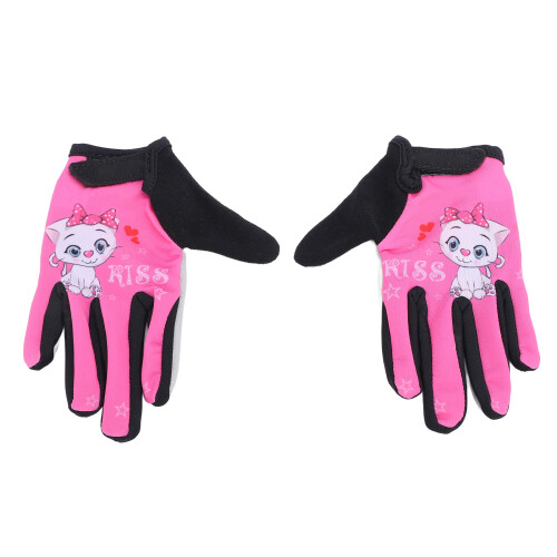 1 Paar Kinder-Fahrradhandschuhe, Vollfinger,