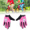1 Paar Kinder-Fahrradhandschuhe, Vollfinger, 12