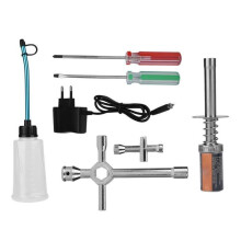 Kit de démarrage ARAMOX Glow Starter pour voiture RC nitro avec bougie de préchauffage et chargeur pour buggy.