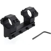 High-Profile Scope Rings, Quick Release Nut Tactical Aluminum Size for Weaver Picatinny Rails, Dual Ring Mount Designed for 1" Diameter Standard Barre