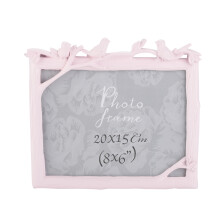 Cadre photo moderne en acier inoxydable poli miroir, compatible lave-vaisselle, design élégant, utilisation polyvalente dans le salon ou la chambre.
