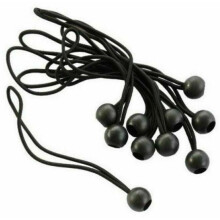 Boules élastiques résistantes aux intempéries, à dégagement rapide avec verrouillage, idéales pour les bâches de protection, en latex, lot de